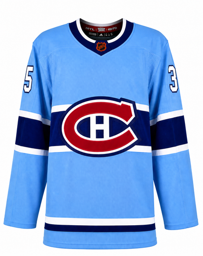 Samuel Montembeault autographed Adidas Reverse Retro 2.0 jersey