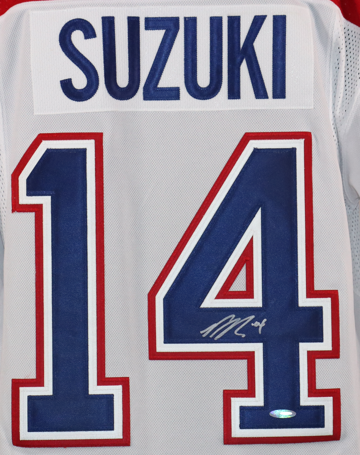 Nick Suzuki gilet ADIDAS autographié authentique Canadiens de Montréal