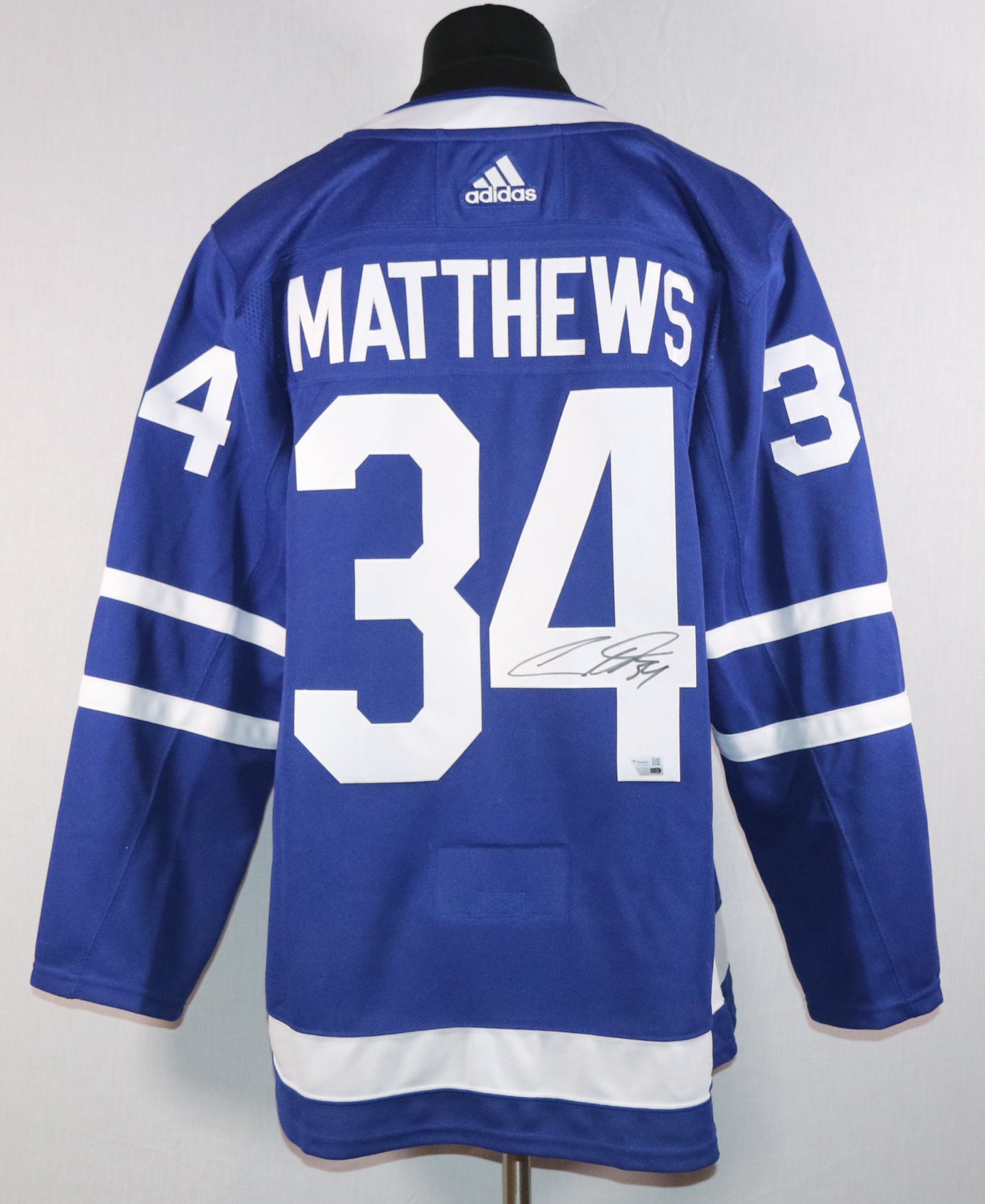 Auston Matthews gilet autographié des Maple Leafs de Toronto