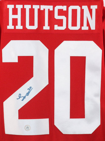 Lane Hutson gilet Université Boston #20 autographié