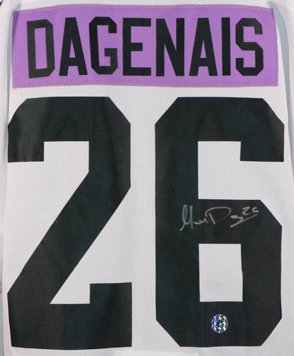 Maddox Dagenais gilet game-used des Remparts de Québec autographié avec certificat (match contre le Cancer)