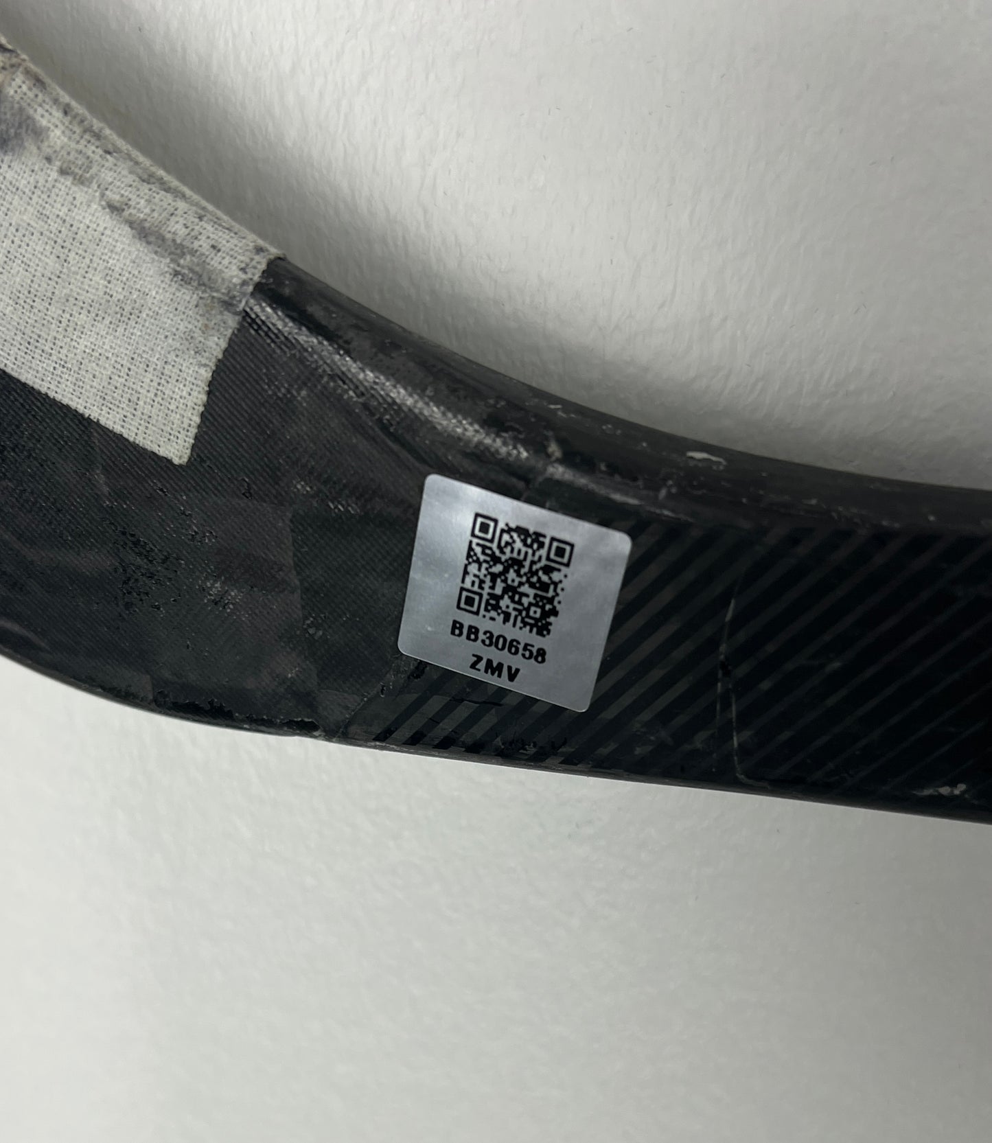 Mitch Marner game-used stick Toronto Maple Leafs -Boston Bruins with certificate and photomatch