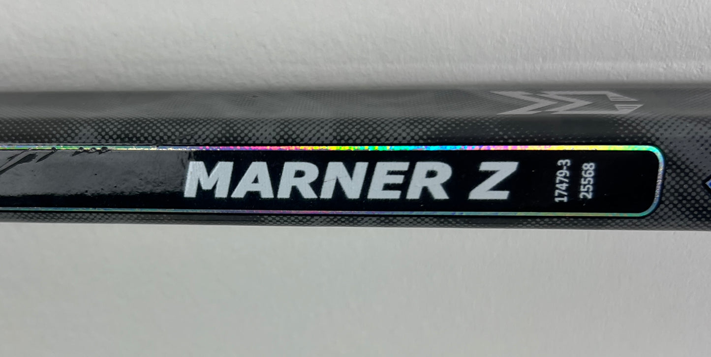 Mitch Marner game-used stick Toronto Maple Leafs -Boston Bruins with certificate and photomatch