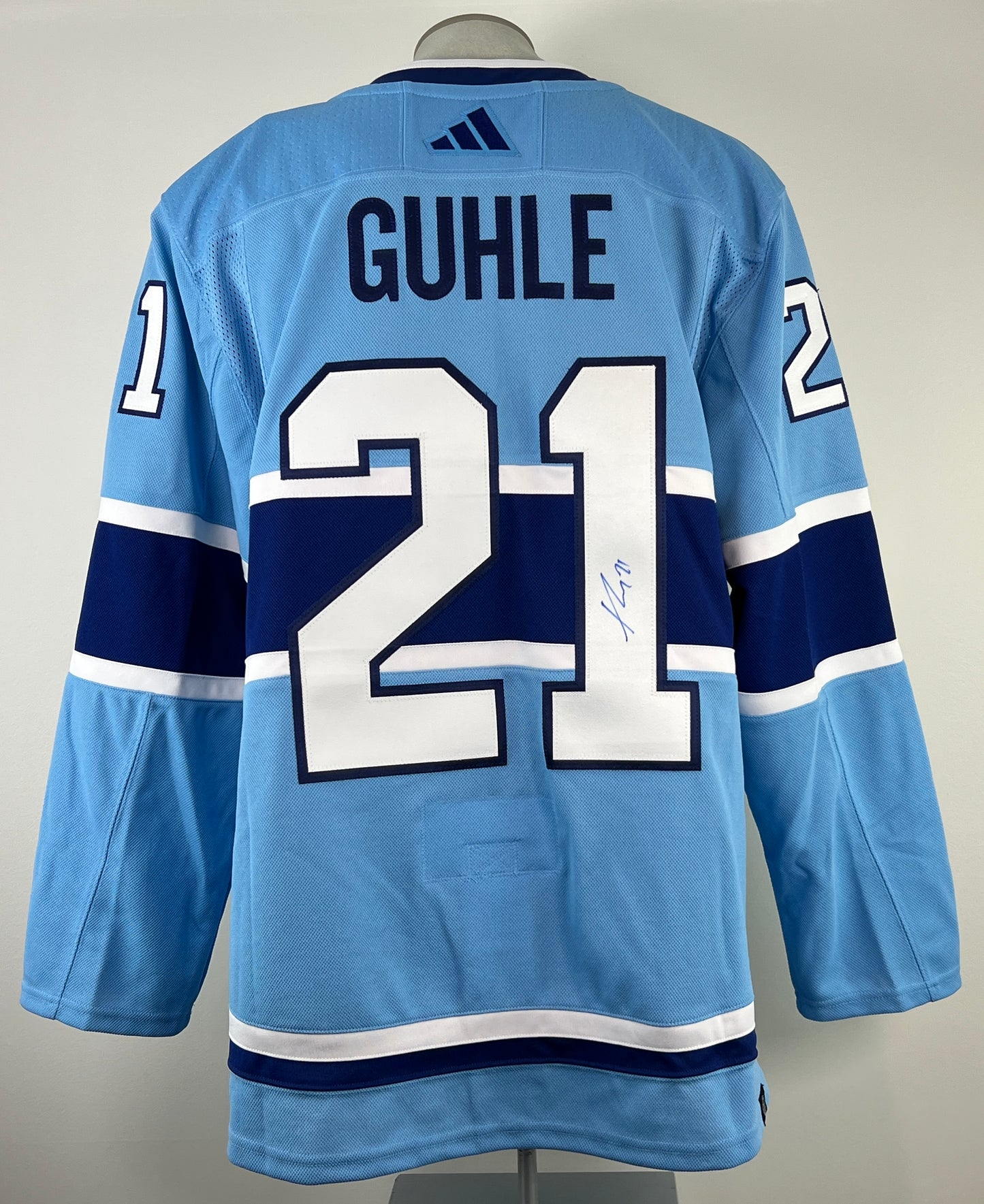 Kaiden Guhle gilet Adidas Reverse Retro 2.0 autographié et certifié