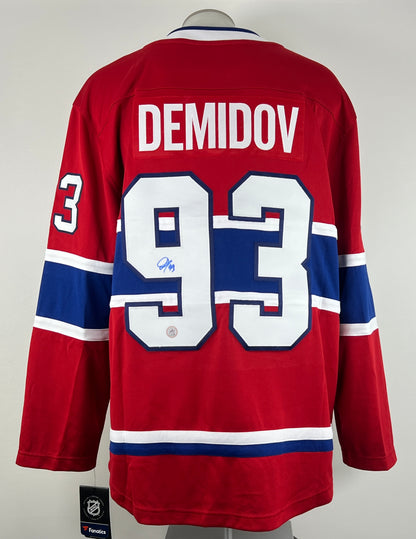 Ivan Demidov gilet Fanatic Breakaway autographié et certifié