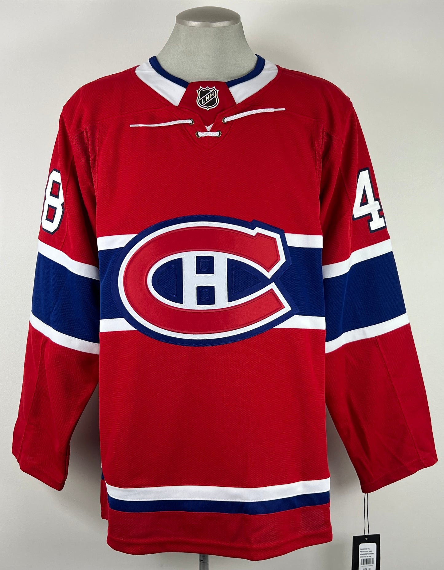 Lane Hutson gilet PREMIUM FANATICS autographié des Canadiens de Montréal