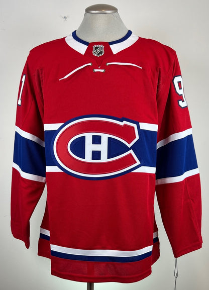 Oliver Kapanen autographed Fanatics Premium jersey with 2 inscriptions 1st Game 10/10/24 and 1st Goal 10/8/25