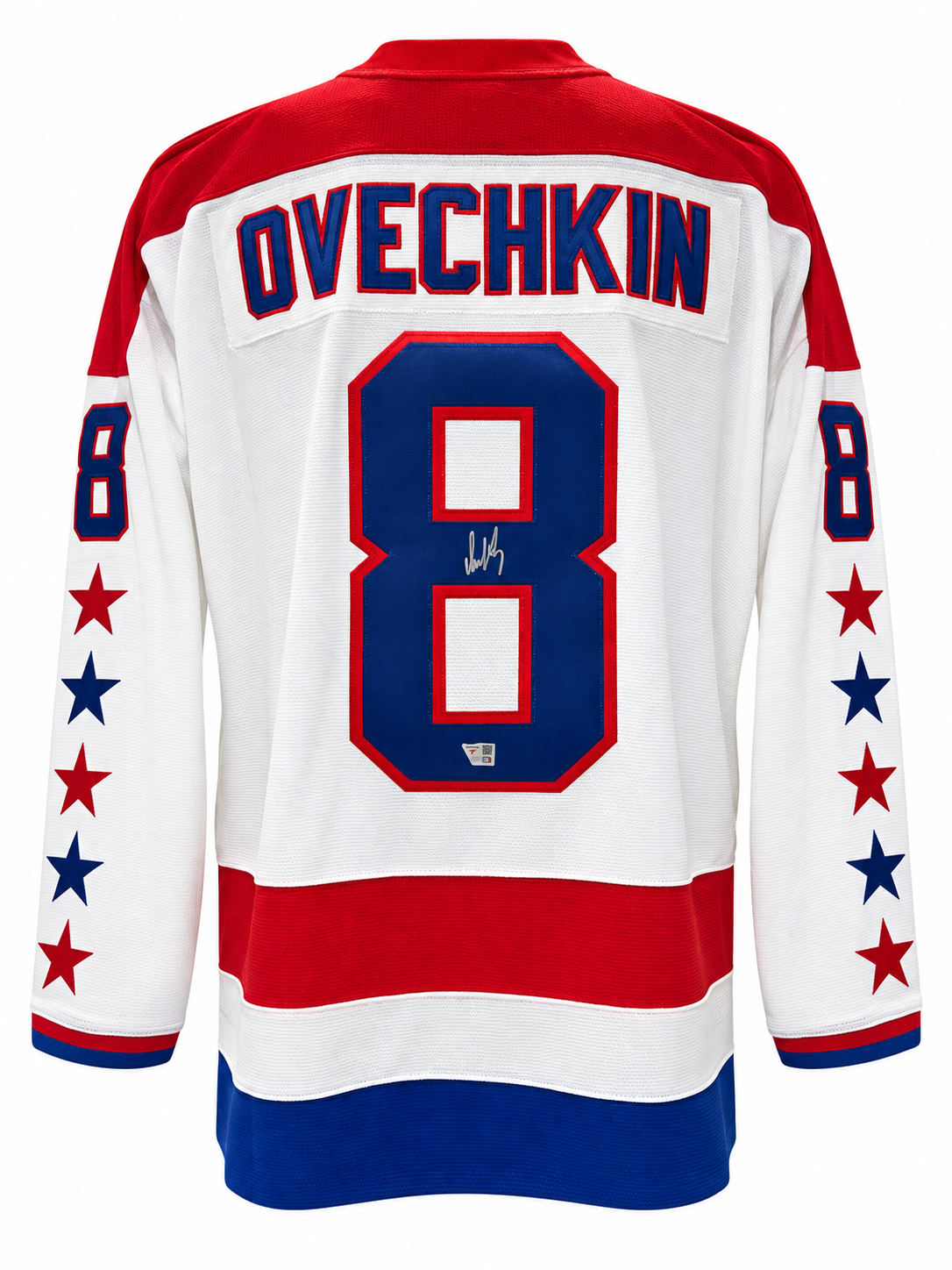 Alexander Ovechkin gilet autographié Mitchell and Ness Capitals de Washington certifié Fanatics