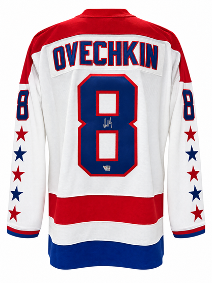 Alexander Ovechkin gilet autographié Mitchell and Ness Capitals de Washington certifié Fanatics