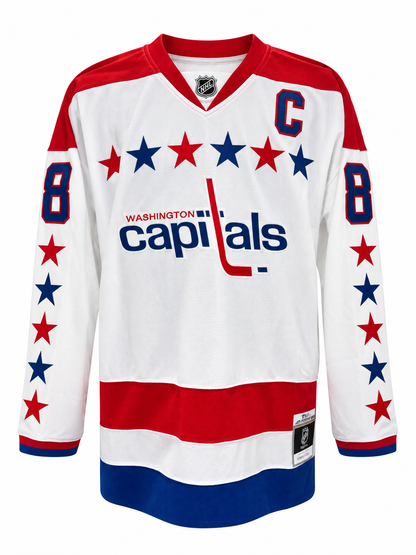 Alexander Ovechkin gilet autographié Mitchell and Ness Capitals de Washington certifié Fanatics