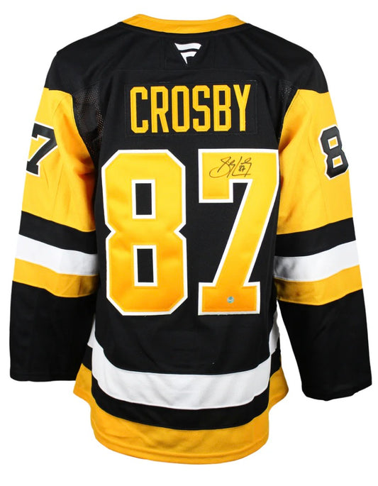 Sidney Crosby gilet autographié des Penguins de Pittsburgh COA original de Frameworth