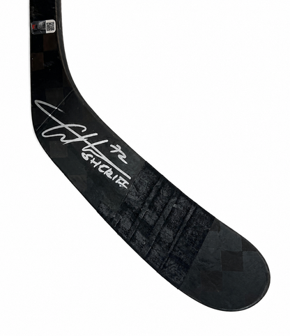Arber Xhekaj bâton GAME-USED et AUTOGRAPHIÉ AVEC INSCRIPTION du Canadiens de Montréal
