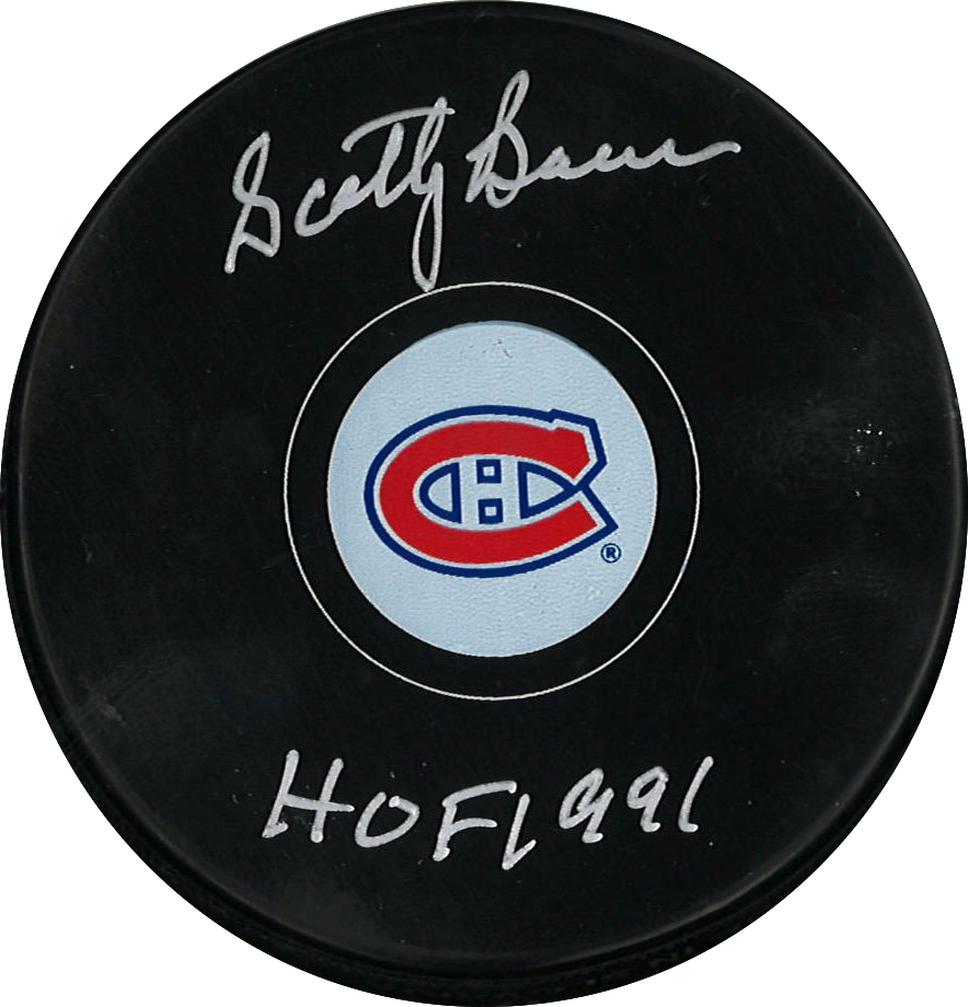 Scotty Bowman Montreal Canadiens autographed puck
