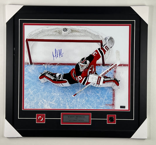Martin Brodeur framed 16x20 photo of the New Jersey Devils