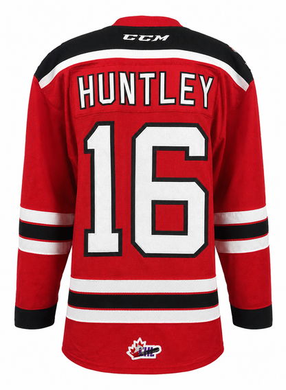 Christian Huntley Quebec Remparts Jersey used 2017-2018 season