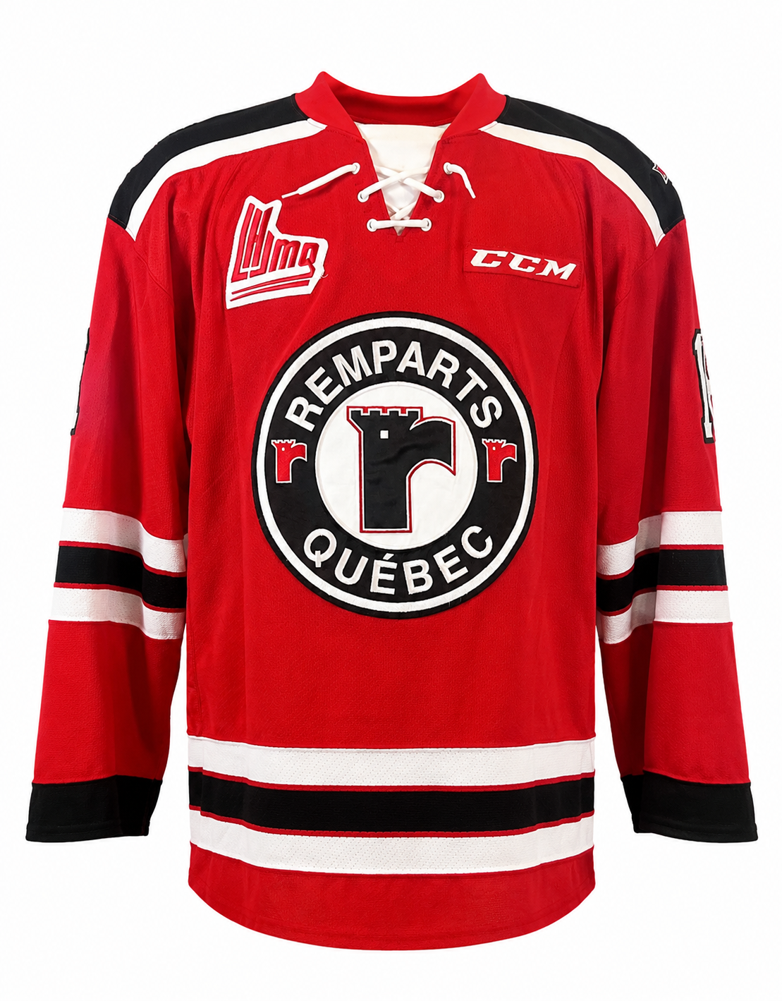Christian Huntley Quebec Remparts Jersey used 2017-2018 season