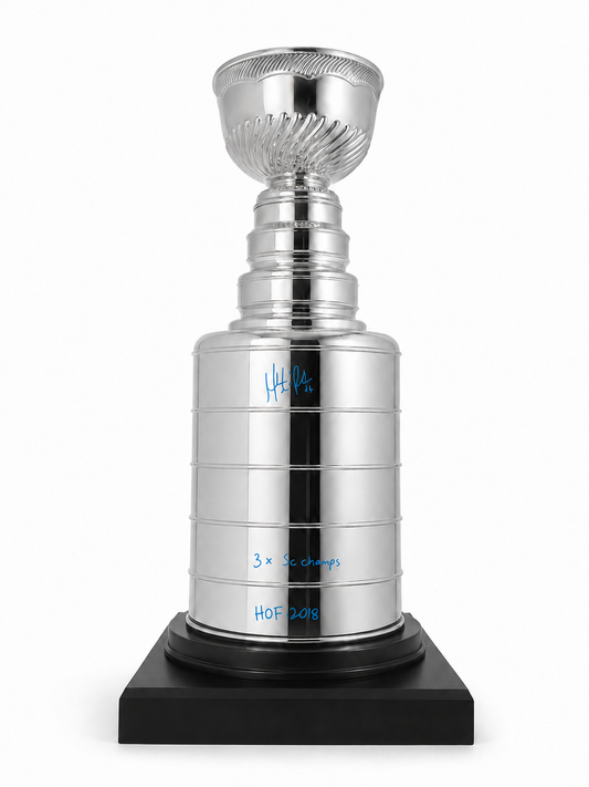 Martin Brodeur autographed 25-inch Stanley Cup with 2 inscriptions New Jersey Devils