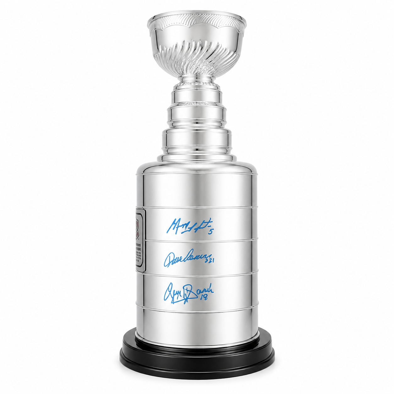 Canadiens de Montréal Coupe Stanley 25 pouces autographiée par 6 joueurs