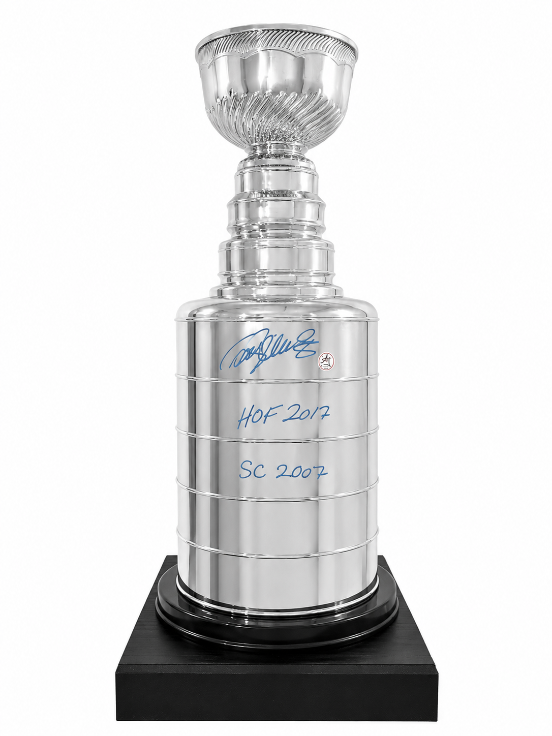Teemu Selanne Autographed 25 inches Stanley Cup with Inscriptions