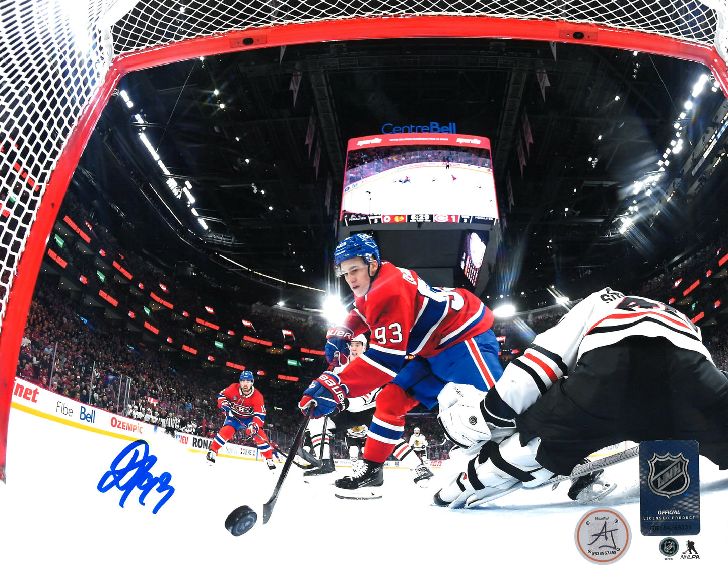 Ivan Demidov photo autographiée de son 1er but dans la NHL - plusieurs options possible
