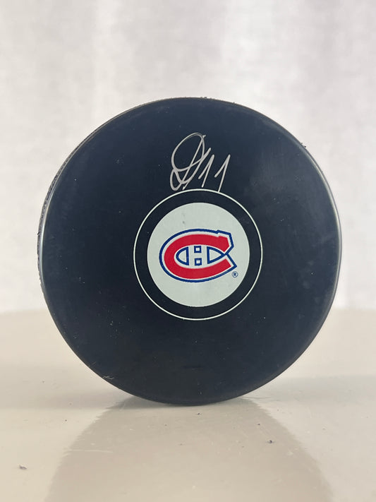 Ivan Demidov rondelle NHL autographiée des Canadiens de Montréal - choix 1ere ronde 2024 (5ième choix au total)