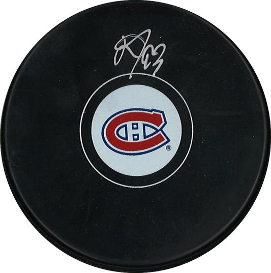 Ivan Demidov rondelle NHL autographiée des Canadiens de Montréal - choix 1ere ronde 2024 (5ième choix au total)