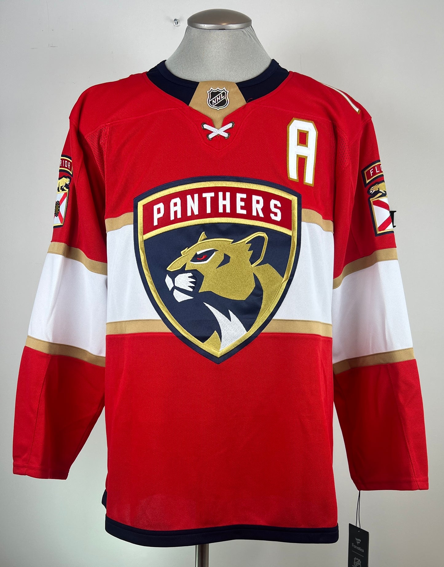 Mathew Tkachuk Florida Panthers Autographed Fanatics Premium Jersey with "A"
