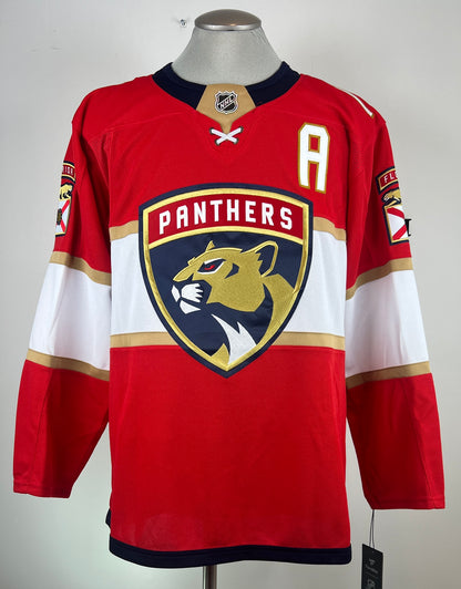 Mathew Tkachuk Florida Panthers Autographed Fanatics Premium Jersey with "A"