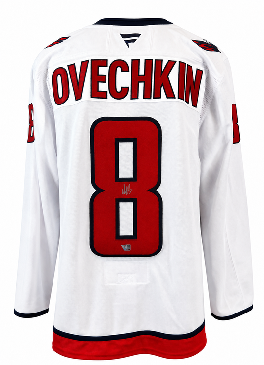 Alexander Ovechkin autographed Washington Capitals jersey - WHITE