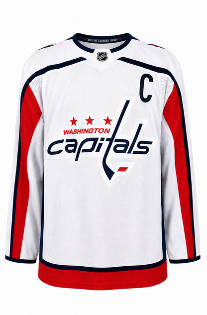 Alexander Ovechkin gilet autographié Capitals de Washington - BLANC