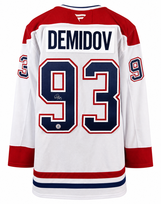 Ivan Demidov autographed Montreal Canadiens Fanatics PREMIUM jersey