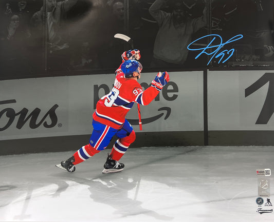 Ivan Demidov 16x20 Photo celebrating his 1st Goal autographed