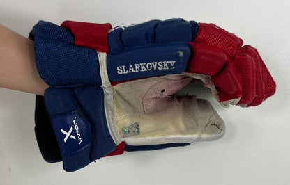 Juraj Slafkovsky game-used gloves Montreal Canadiens