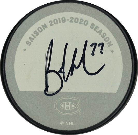 Brett Kulak rondelle autographiée de la Fondation des Canadiens pour l'Enfance