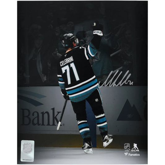 Macklin Celebrini autographed 16x20 photo with certificate