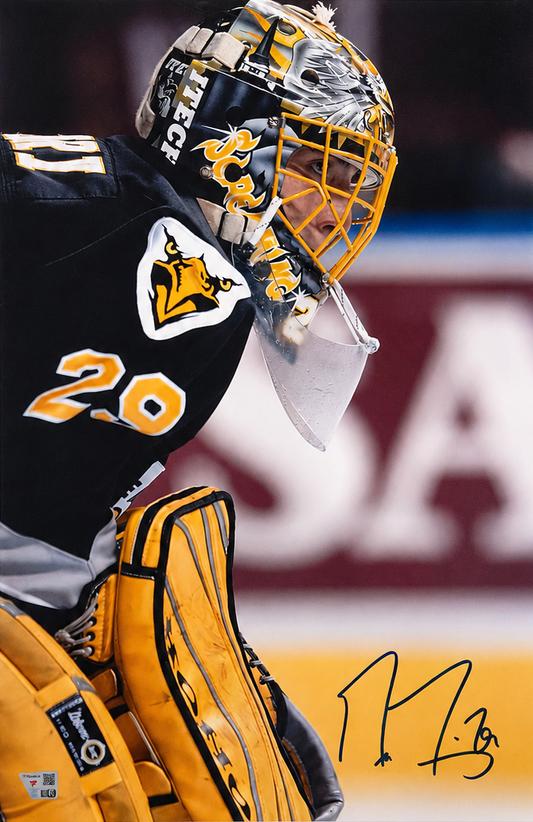 Marc-André Fleury photo 12x18 autographiée Screaming Eagles du Cap-Breton (LHJMQ) - de côté
