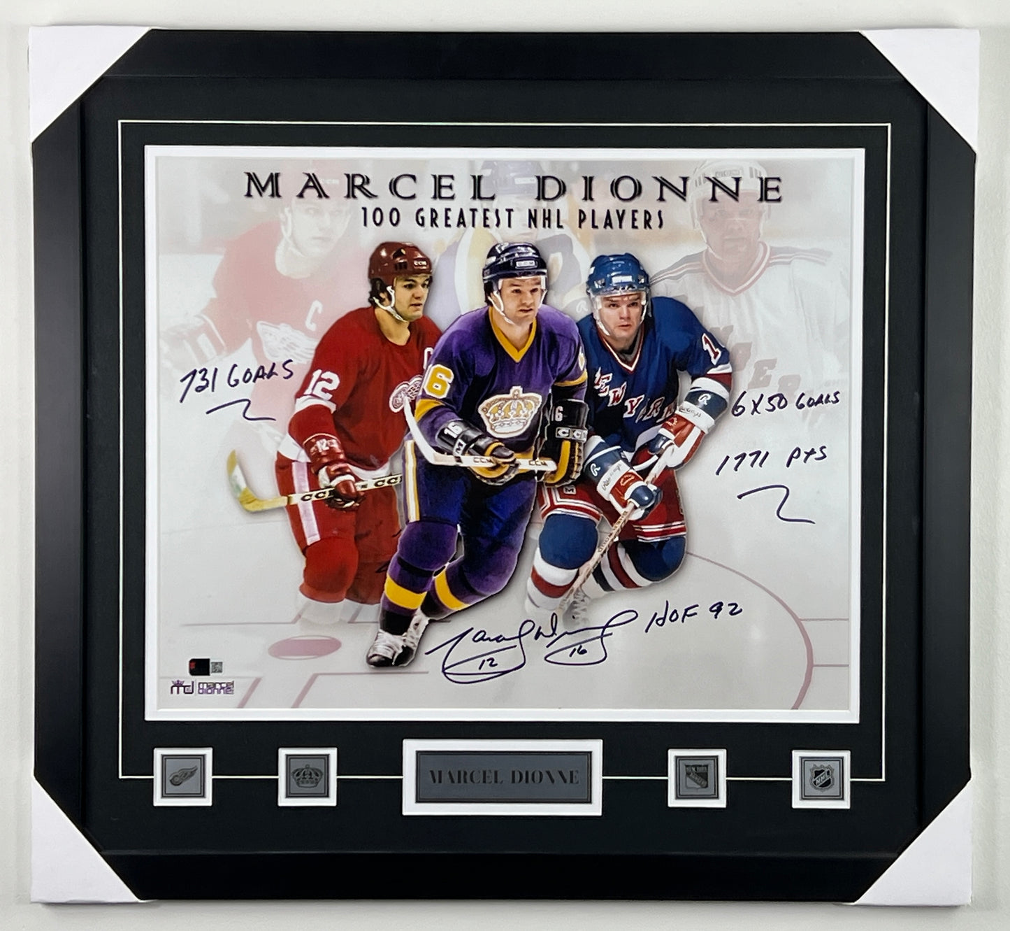 Marcel Dionne framed 16x20 photo (Kings of Los Angeles)