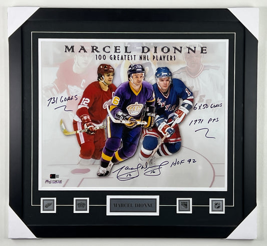 Marcel Dionne framed 16x20 photo (Kings of Los Angeles)