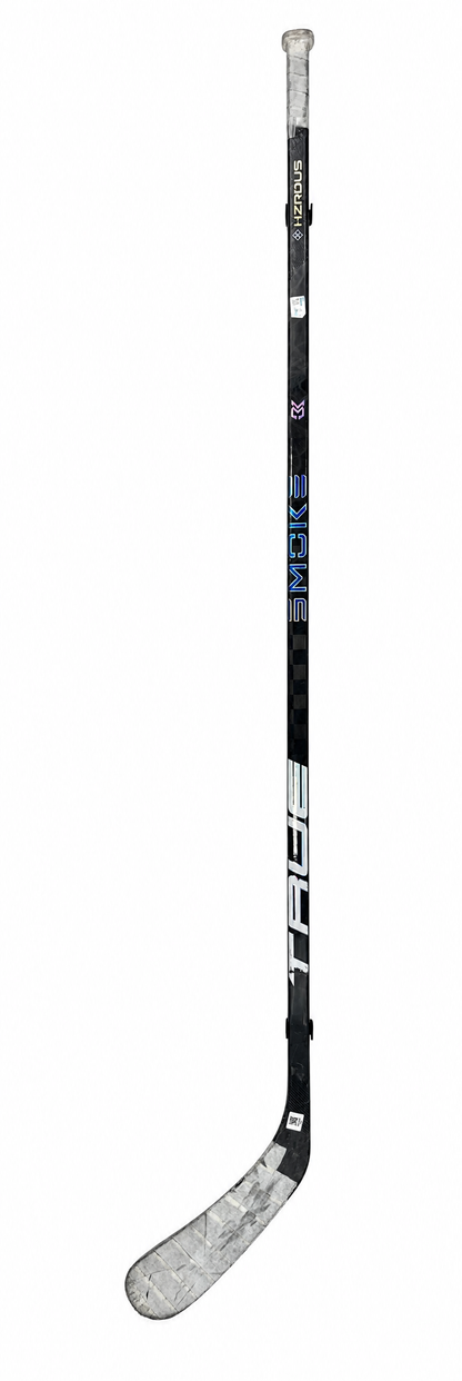 Mitch Marner game-used stick Toronto Maple Leafs -Boston Bruins with certificate and photomatch