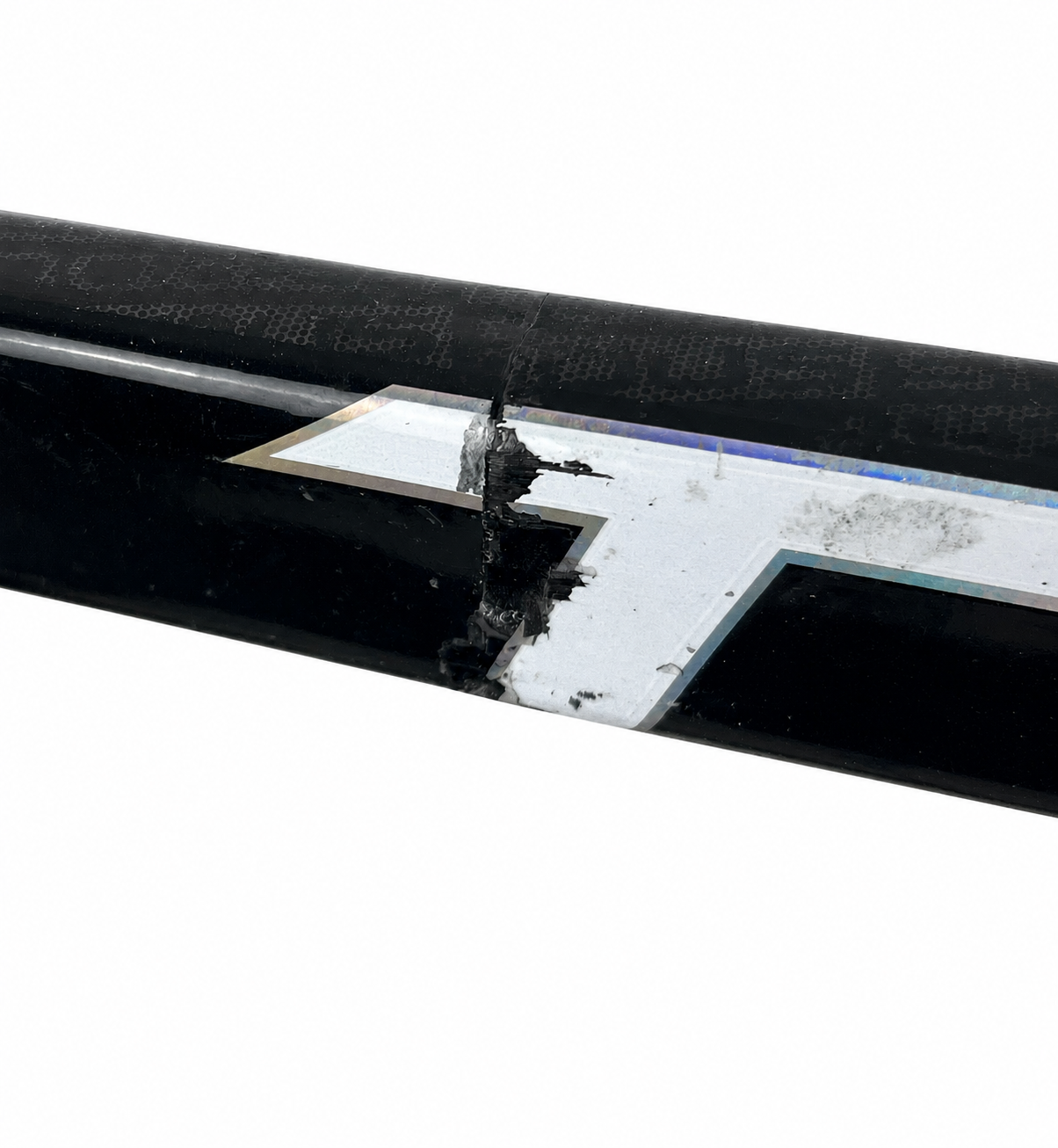 Mitch Marner game-used stick Toronto Maple Leafs -Boston Bruins with certificate and photomatch