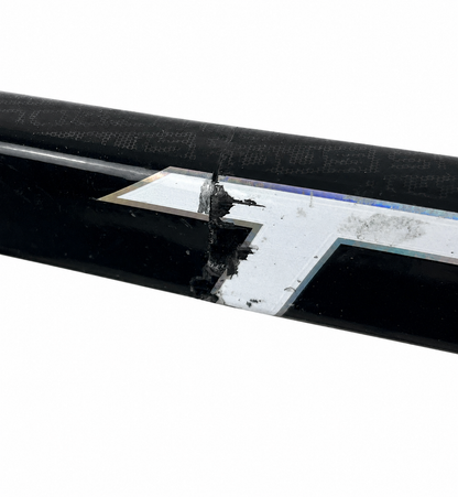 Mitch Marner game-used stick Toronto Maple Leafs -Boston Bruins with certificate and photomatch