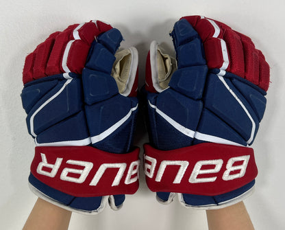 Nick Suzuki game-used gloves Montreal Canadiens