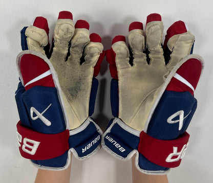 Nick Suzuki game-used gloves Montreal Canadiens