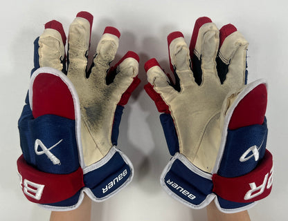 Oliver Kapanen game-used Montreal Canadiens gloves