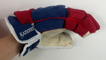 Oliver Kapanen game-used Montreal Canadiens gloves