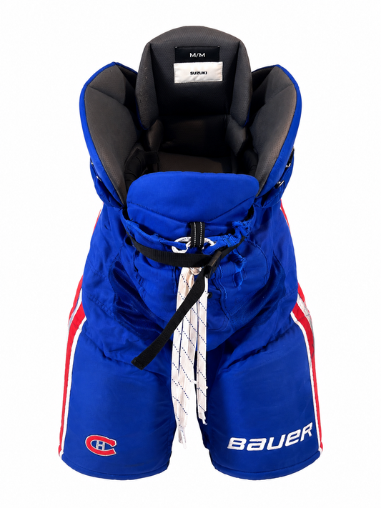 Nick Suzuki pantalons GAME-USED du Canadiens de Montréal