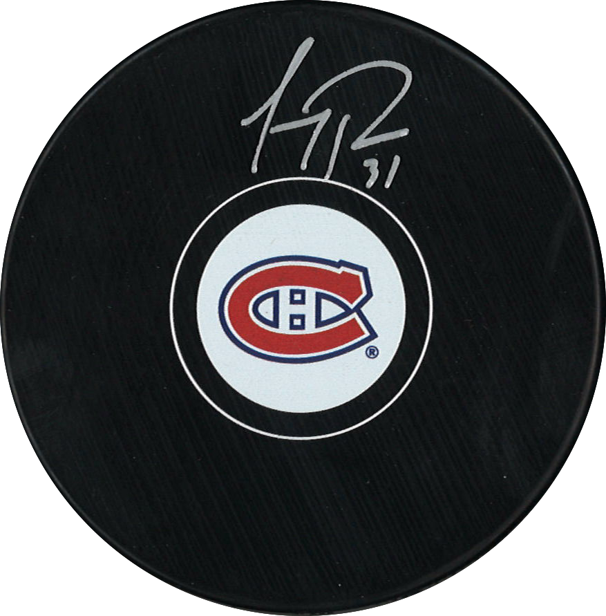 Carey Price Autographed NHL Puck Montreal Canadiens