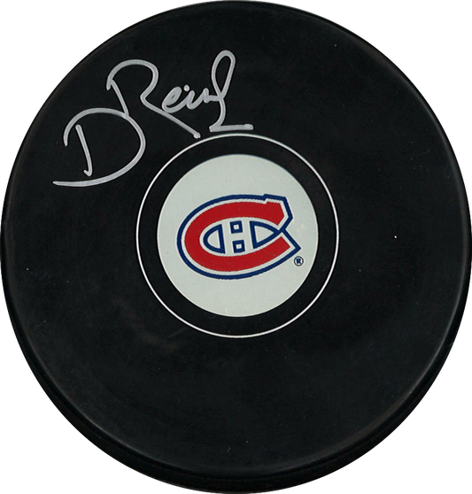 David Reinbacher rondelle autographiée choix 1èere ronde 2023 des Canadiens de Montréal