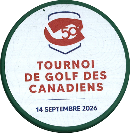Kaiden Guhle rondelle DU TOURNOI DE GOLF 26-27 autographiée et certifiée