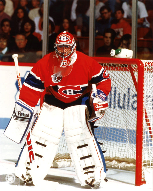 Patrick Roy photo 8x10 Canadiens de Montréal ( Bâton VIC )